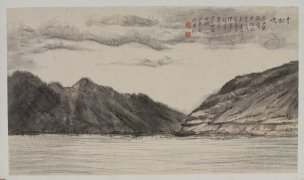 近现代 吴欢 作品 (52)[山水]