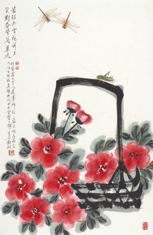 近现代 吴欢 作品 (32)[花鸟]