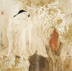 近现代 吴声 人物画 59x59[人物]