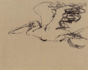 近现代 叶永青 画鸟1 99x79[其它]