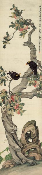 近现代 刘奎龄 花禽十二条屏CA0904019-10 [花鸟]