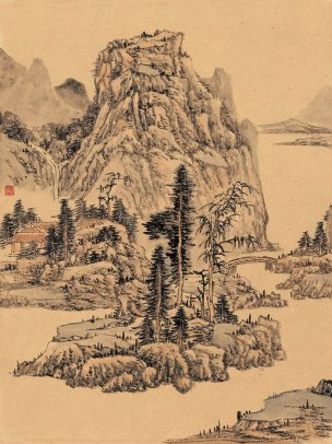近现代 傅廷煦 ca0907049-册页12开-10 23x30[山水]