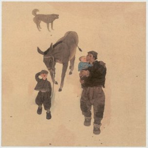 近现代 侯国良 人物001-S (43) 36x36[人物]