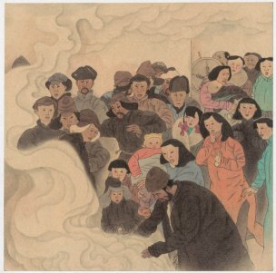 近现代 侯国良 人物001-S (25) 36x36[人物]