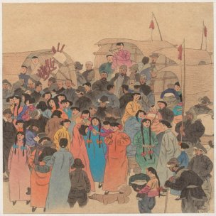 近现代 侯国良 人物001-S (4) 36x36[人物]