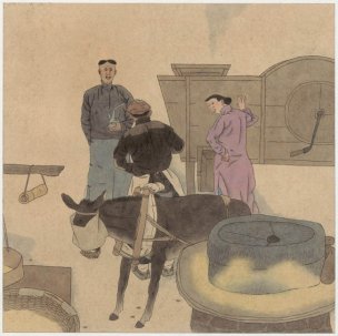 近现代 侯国良 人物001-S (37) 36x36[人物]