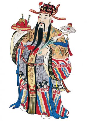近现代 佚名 门神画A093038 34x47[人物]