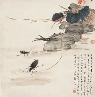 近现代 佚名 龙云 八开册页3 32.6x33.3[花鸟]