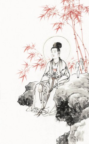 近现代 佚名 观音 60x96[人物]