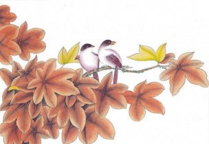 近现代 佚名 花鸟图册huaniaohua3_245[花鸟]