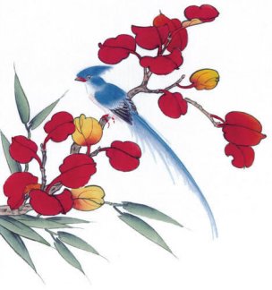 近现代 佚名 花鸟图册huaniaohua3_140[花鸟]