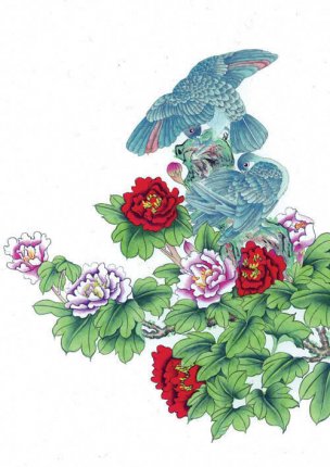 近现代 佚名 花鸟图册huaniaohua3_094[花鸟]