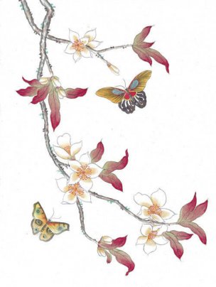近现代 佚名 花鸟图册huaniaohua3_107[花鸟]