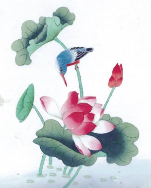 近现代 佚名 花鸟图册huaniaohua3_125[花鸟]