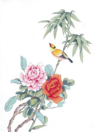 近现代 佚名 花鸟图册huaniaohua3_113[花鸟]