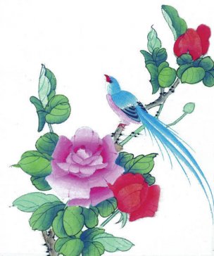 近现代 佚名 花鸟图册huaniaohua3_076[花鸟]