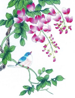 近现代 佚名 花鸟图册huaniaohua3_055[花鸟]