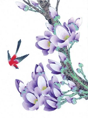 近现代 佚名 花鸟图册huaniaohua3_086[花鸟]