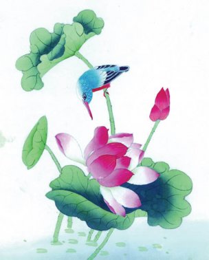 近现代 佚名 花鸟图册huaniaohua3_056[花鸟]