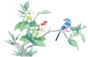 近现代 佚名 花鸟图册huaniaohua3_018[花鸟]