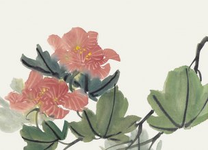 近现代 佚名 花卉图册J173-69-国画百花争艳94[花鸟