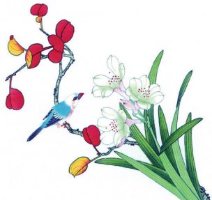 近现代 佚名 花鸟图册huaniaohua3_035[花鸟]