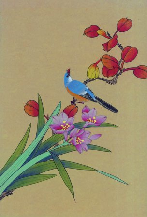 近现代 佚名 花鸟图册huaniaohua3_046[花鸟]