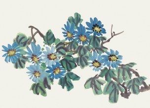 近现代 佚名 花卉图册J173-69-国画百花争艳89[花鸟