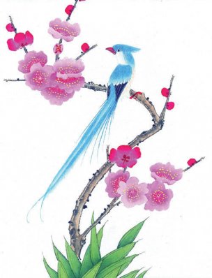 近现代 佚名 花鸟图册huaniaohua3_049[花鸟]