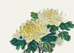近现代 佚名 花卉图册J173-69-国画百花争艳91[花鸟