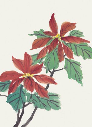 近现代 佚名 花卉图册J173-69-国画百花争艳60[花鸟