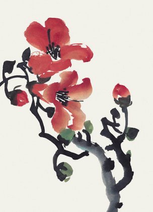 近现代 佚名 花卉图册J173-69-国画百花争艳7[花鸟