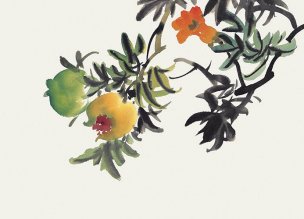 近现代 佚名 花卉图册J173-69-国画百花争艳82[花鸟