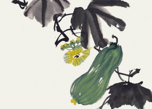 近现代 佚名 花卉图册J173-69-国画百花争艳70[花鸟