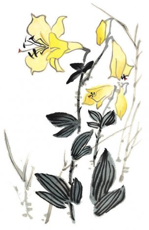 近现代 佚名 花卉图册J173-69-国画百花争艳479[花鸟