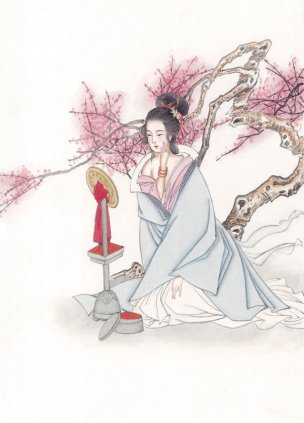 近现代 佚名 仕女图shinvhua3_020[人物] 