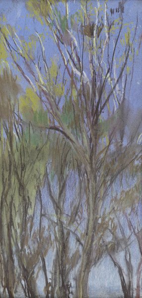 近现代 钱绍武 水粉画系列08-10.5x22[风景] 