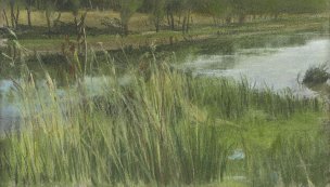近现代 钱绍武 水粉画系列03-14x25[风景]