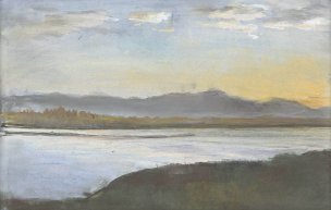 近现代 钱绍武 水粉画系列09-17x27[风景]