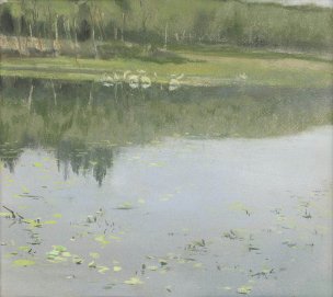 近现代 钱绍武 水粉画系列04-23.5x26.5[风景]