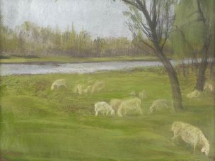 近现代 钱绍武 水粉画系列10-20x27[风景]