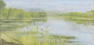 近现代 钱绍武 水粉画系列07-135x27.5[风景]