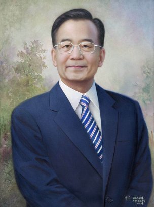 近现代 邹起奎 温家宝像-113.5x85 副本[人物]