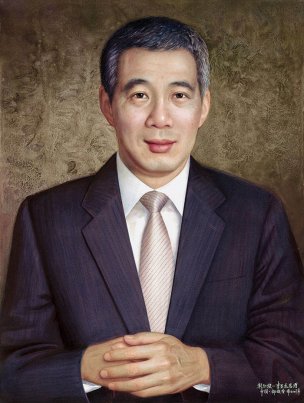 近现代 邹起奎 李显龙像-113x85 副本[人物]