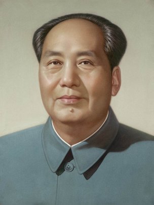 近现代 邹起奎 毛主席毛泽东画像1 62x83[人物]