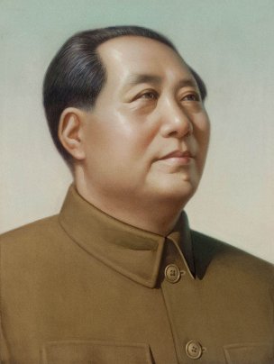 近现代 邹起奎 毛主席毛泽东画像2 62x83[人物]