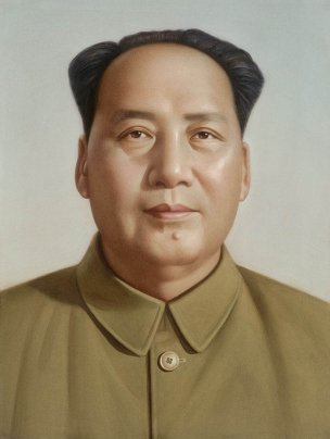 近现代 邹起奎 毛主席毛泽东画像3 62x83[人物]