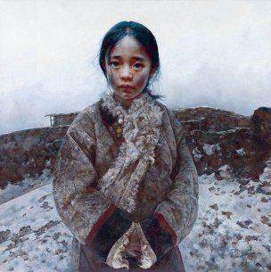 近现代 艾轩 融雪的三月[人物]