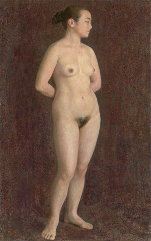 近现代 王征华 室内的阳光-ok 79x126[人物]