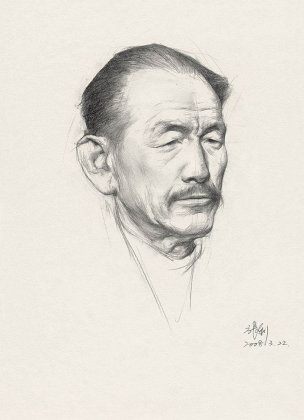 近现代 张力 油画11[人物] 